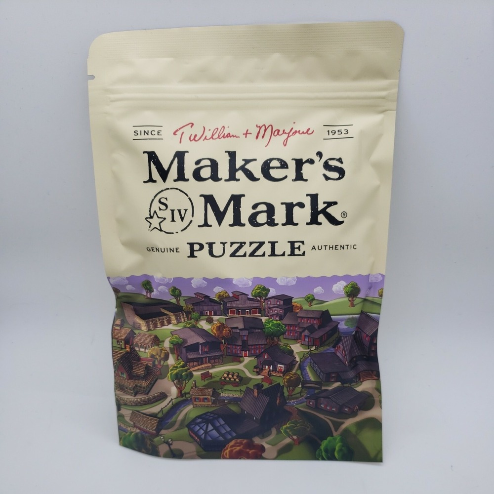 Makers Mark Bourbon Puzzle -‎ 2021 Ambassadors Christmas Gift
